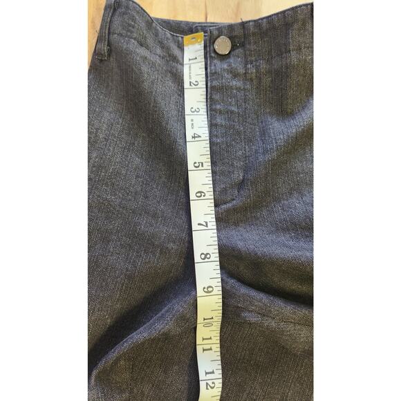 Vintage Y2K Dana Buchman Flare Black Stretch Beaded Embellished Pants Size 8 - Picture 13 of 13